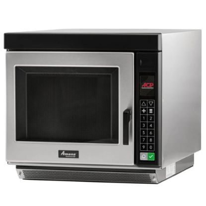 Picture of Amana RC Heavy-Duty Commercial Microwave Oven, Silver