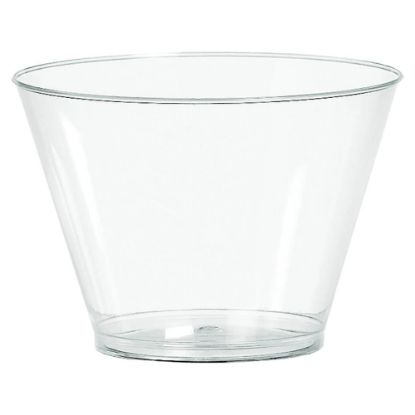 Picture of Amscan Plastic Tumblers, 5 Oz, Clear, 88 Tumblers Per Pack, Case Of 2 Packs