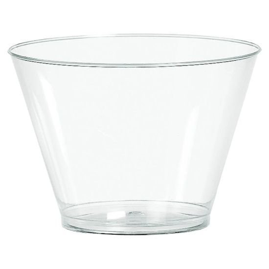 Picture of Amscan Plastic Tumblers, 5 Oz, Clear, 88 Tumblers Per Pack, Case Of 2 Packs