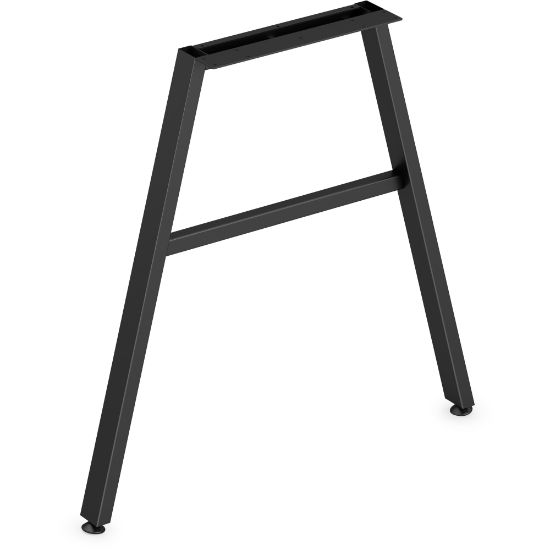 Picture of HON Mod Collection Worksurface 30inW A-leg Support - 30in - Finish: Black