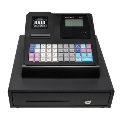 Picture of Nadex Coins Thermal-Print Electronic Cash Register, Black, NWHNXTE1376