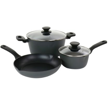 Picture of Oster Kingsway 5-Piece Aluminum Non-Stick Cookware Set, Black