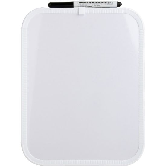 Picture of Sparco Mini Melamine Dry-Erase Whiteboard, 11in x 8 1/2in, White Finish Frame