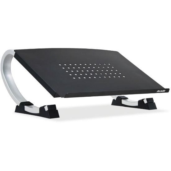 Picture of Allsop Laptop Adjustable Curve Stand, 5.6in x 14.7in x 11.5in, Black/Silver