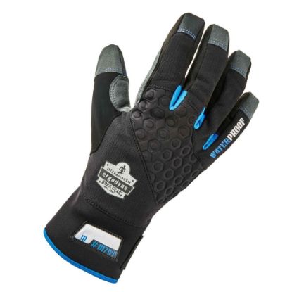 Picture of Ergodyne ProFlex 817WP Reinforced Thermal Waterproof Utility Gloves, Small, Black