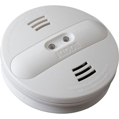 Picture of Kidde Dual-sensor Smoke Alarm - 9 V - Audible, Visual - White