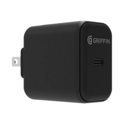 Picture of Griffin PowerBlock - Power adapter - 20 Watt - 3 A - PD (24 pin USB-C) - black - North America