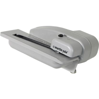 Picture of Martin Yale Premier Automatic Desktop Letter Opener - Electric - 3000 Envelopes Per Hour - Gray