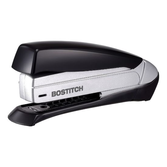 Picture of Bostitch Inspire Spring-Powered Premium Desktop Stapler, Black/Silver