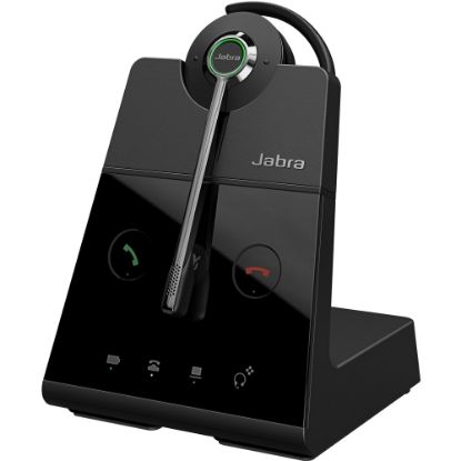 Picture of Jabra Engage 65 Convertible Headset - Mono - Wireless - DECT - 328.1 ft - 40 Hz - 16 kHz - Over-the-head, Over-the-ear - Monaural - Electret, Condenser, Uni-directional Microphone