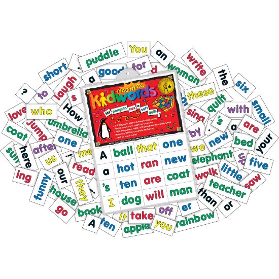 Picture of Barker Creek Magnets, Learning Magnets, High Frequency Words Set, Grades Pre-K+, Pack Of 208