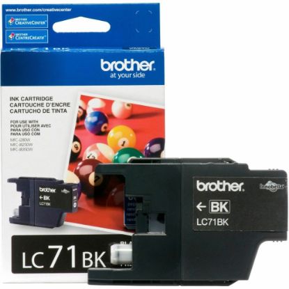 Picture of Brother LC71I Black Ink Cartridge, LC71BK