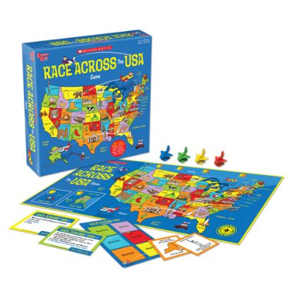 Picture of University Games Scholastic Race Across the USA Game