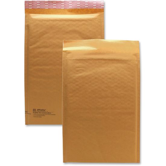 Picture of Sealed Air JiffyLite Cellular Cushioned Mailers - Bubble - #3 - 8 1/2in Width x 14 1/2in Length - Peel & Seal - Kraft - 25 / Carton - Kraft