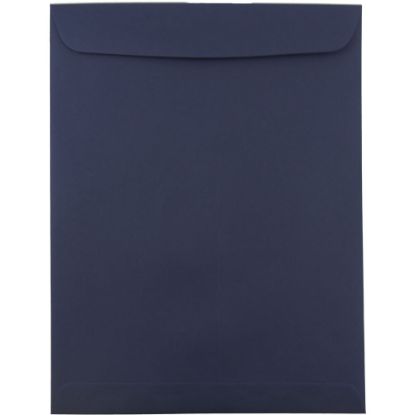 Picture of JAM Paper Open-End 10in x 13in Catalog Envelopes, Gummed Closure, Navy Blue, Pack Of 25