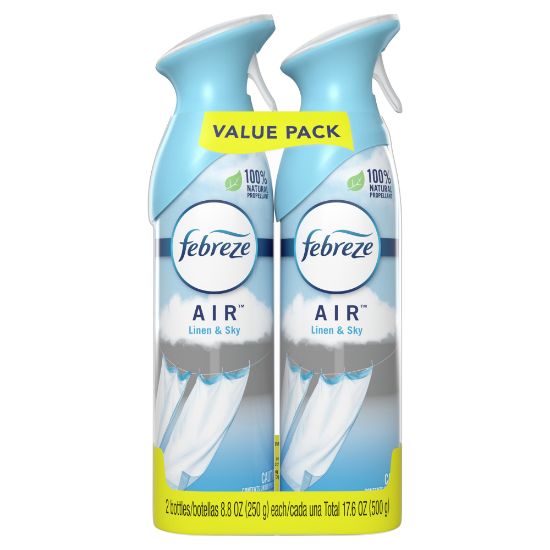 Picture of Febreze Air Fresheners, Linen Sky Scent, 8.8 Oz, Pack Of 2 Air Fresheners