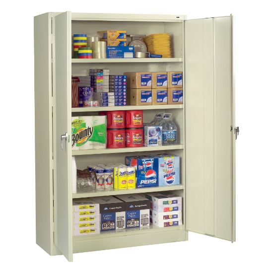 Picture of Tennsco Jumbo Storage Cabinet, 5-Shelf, Putty