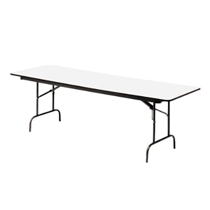 Picture of Iceberg Premium Wood Laminate Folding Table, Rectangular, 72inW x 30inD, Gray/Charcoal