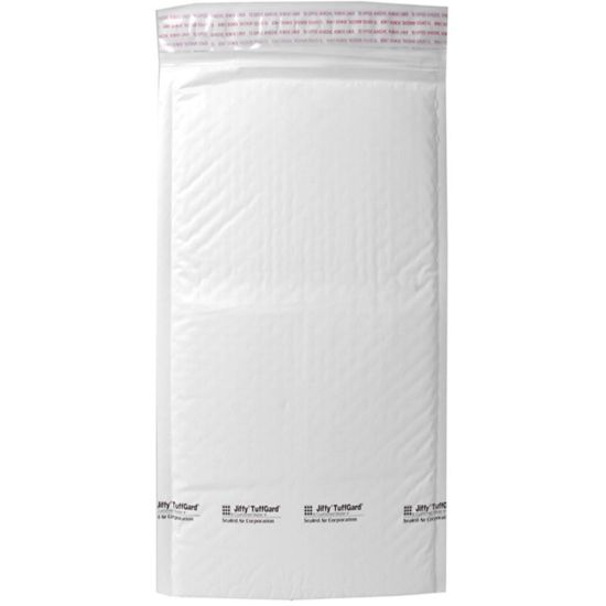 Picture of Sealed Air Tuffgard Premium Cushioned Mailers - Bubble - #00 - 5in Width x 10in Length - Peel & Seal - Poly - 25 / Carton - White