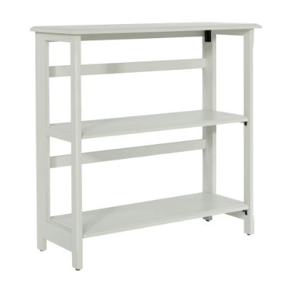 Picture of Office Star Brookings 33inH 3-Shelf Bookcase, White