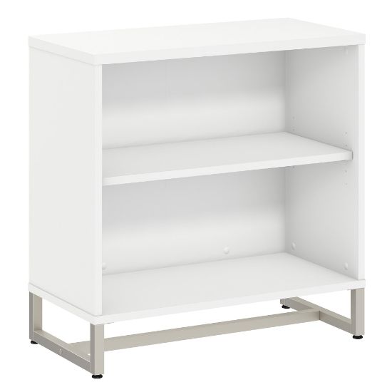 Picture of Bush Business Furniture Method 30inH Bookcase Cabinet, White, Standard Delivery