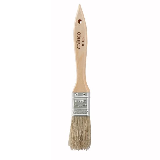 Picture of Winco Wood Pastry Brush, 1in, Brown