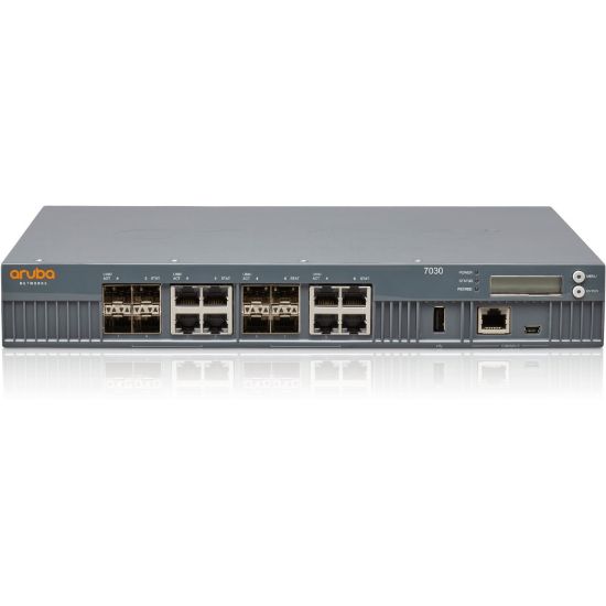 Picture of HPE 7030 Wireless LAN Controller - 8 x Network (RJ-45) - Gigabit Ethernet - Rack-mountable