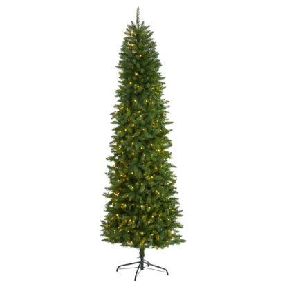 Picture of Nearly Natural Slim Green Mountain Pine Artificial Christmas Tree, 8ft