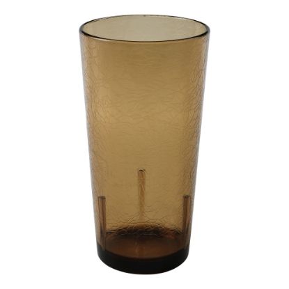 Picture of Cambro Del Mar Styrene Tumblers, 16 Oz, Light Amber, Pack Of 36 Tumblers