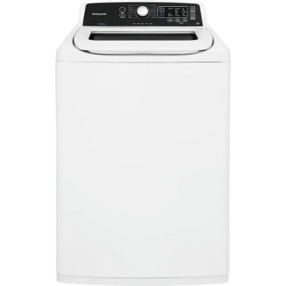 Picture of Frigidaire Top Load Washer - 12 Mode(s) - Top Loading - 4.10 ft� Washer Capacity - 680 Spin Speed (rpm) - 120 V AC Input Voltage - Glass - Classic White - Energy Star