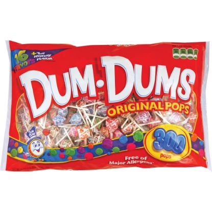 Picture of Dum-Dum-Pops, Assorted Flavors, Individually Wrapped, Pack Of 300