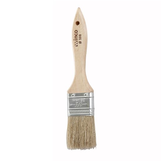 Picture of Winco Pastry Brush, 1 1/2in, Brown