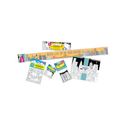 Picture of Barker Creek Classroom Decor Set, Color Me! Cityscapes, Pre-K To College