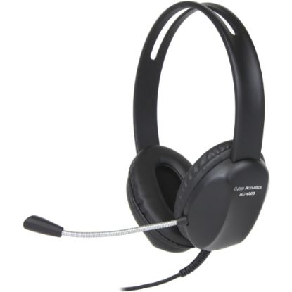 Picture of Cyber Acoustics AC-4000 Headset - Stereo - Mini-phone (3.5mm) - Wired - Over-the-head - Binaural