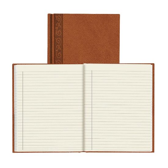 Picture of Da Vinci Perfect Binding Executive Hard-Cover Journal, 8 1/2in x 11in, Tan