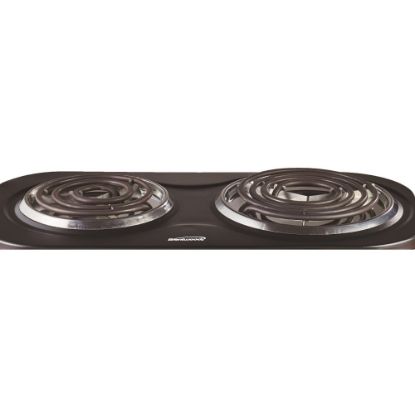 Picture of Brentwood TS-361BK 1500w Double Electric Burner, Black - Burner