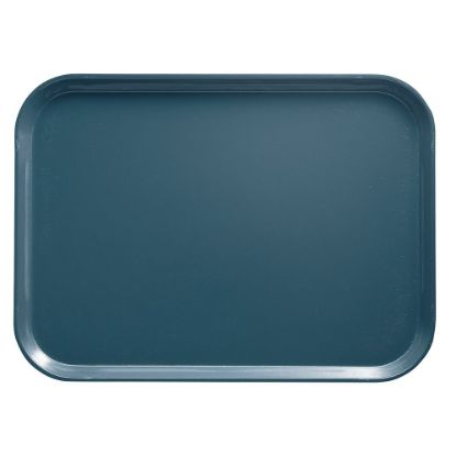 Picture of Cambro Camtray Rectangular Serving Trays, 15in x 20-1/4in, Slate Blue, Pack Of 12 Trays