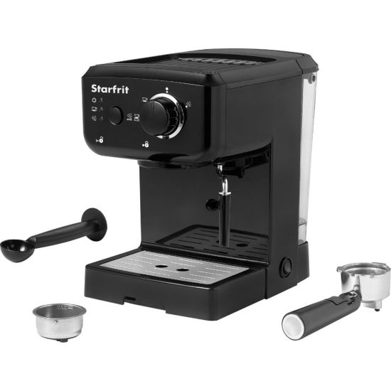 Picture of Starfrit 5-Cup Espresso And Cappuccino Machine, Black