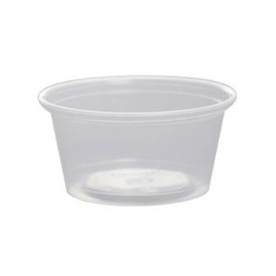 Picture of Karat Poly Portion Cups, 2 Oz, Clear, Case Of 2,500 Cups