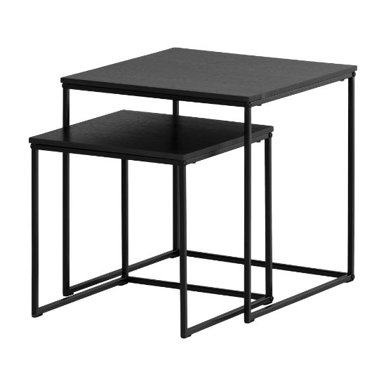 Picture of South Shore Slendel Nesting Tables, Black Oak, Set Of 2 Tables