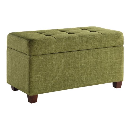 Picture of Office Star Metro Storage Ottoman, Green