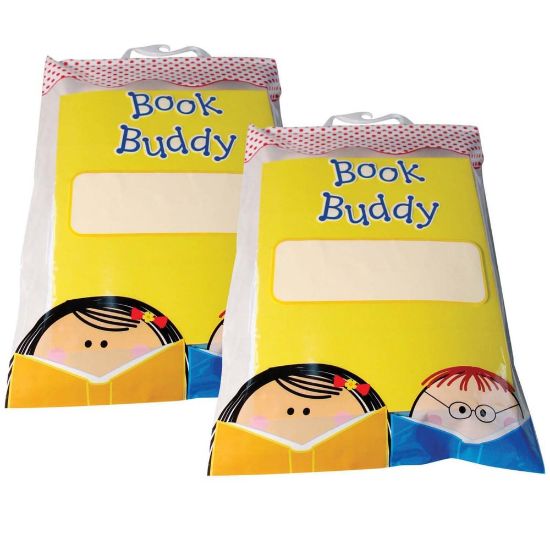 Picture of Creative Teaching Press Book Buddy Bags, 11inW x 16inH, Multicolor, 5 Bags Per Pack, Set Of 2 Packs