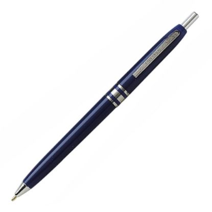 Picture of SKILCRAFT AbilityOne Retractable Ballpoint Pens, Medium Point, Blue Ink, Box Of 12 Pens