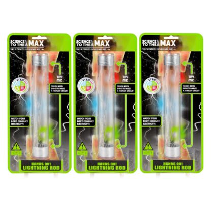 Picture of Science to the Max Hands On Lightning Rod - Educational Science Toy, Pack of 3