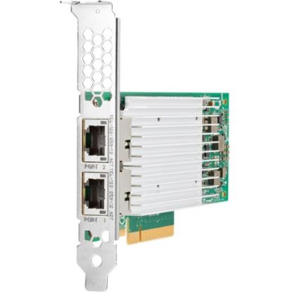 Picture of HPE CN1200R 10GBASE-T Converged Network Adapter - PCI Express - 2 x Total Fibre Channel Port(s) - SFP+ - Plug-in Card