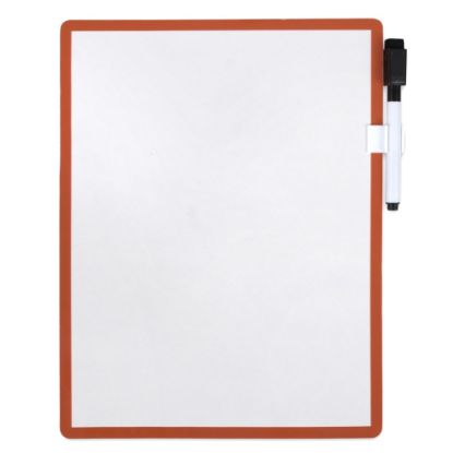 Picture of Trailmaker Dry-Erase Boards,  8-1/2in x 11in, Red Plastic Frames, Pack Of 96 Boards