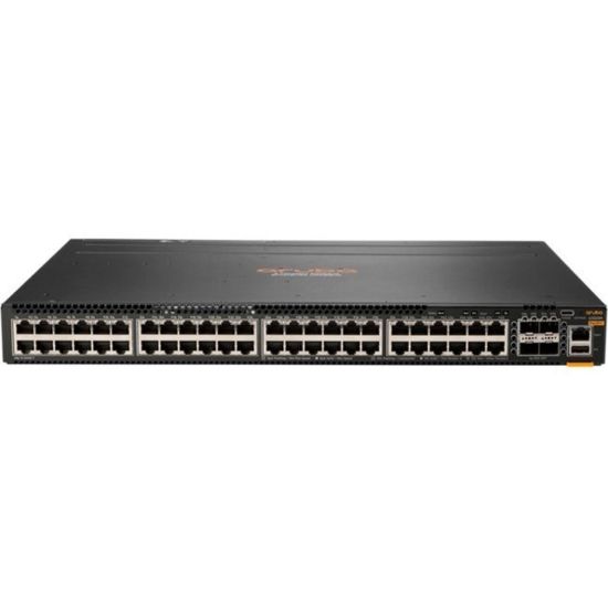 Picture of Aruba 6300M 48-port 1GbE and 4-port SFP56 Power-to-Port 2 Fan Trays 1 PSU Bundle