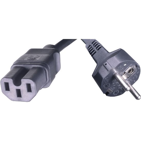 Picture of HPE Standard Power Cord - 8.20 ft Cord Length - IEC 60320 C15 / CEE 7/7