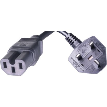 Picture of HPE Standard Power Cord - 8.20 ft Cord Length - IEC 60320 C15 / BS 1363A