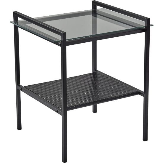 Picture of Adesso Pearson Accent Table, 21-3/4inH x 19-1/8inW x 16-3/4inD, Black